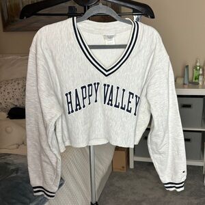 Champion Reverse Weave Cropped Penn State Crewneck